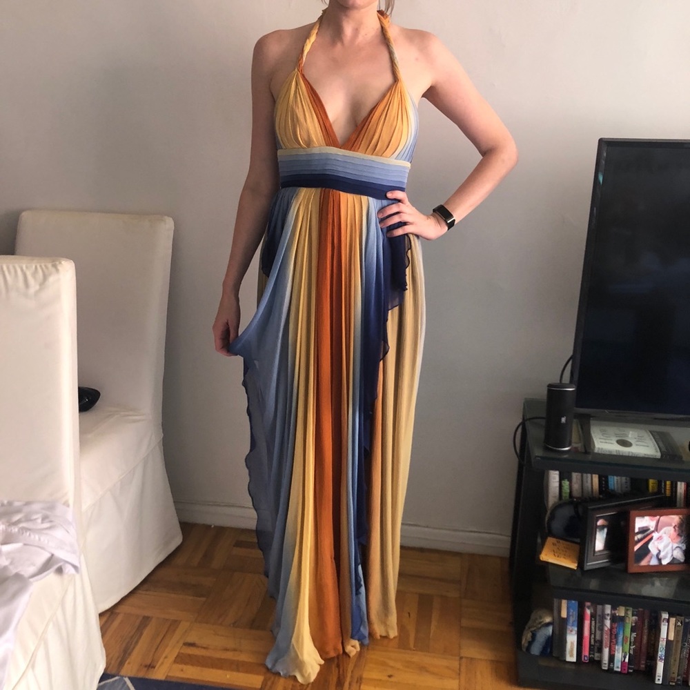 Calypso st Barth Magda dip dye maxi dress